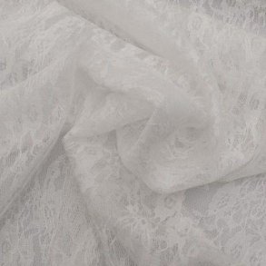 Flowery lace (Blonde) White