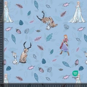 �kotex bomulds jersey Frozen, Lysebl�