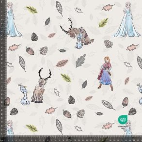 �kotex bomulds jersey Frozen, Hvid