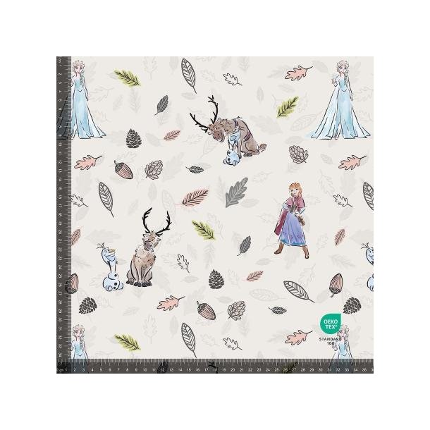 �kotex bomulds jersey Frozen, Hvid