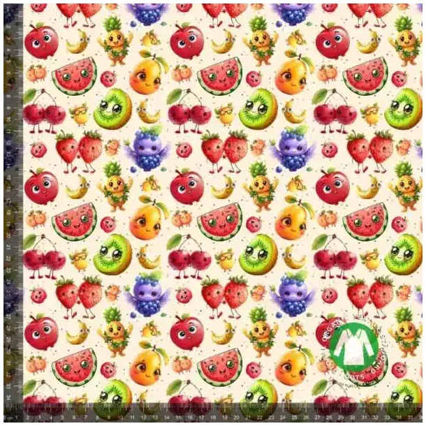 �kotex bomulds jersey, S�de frugter