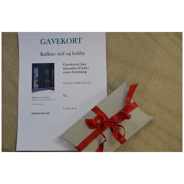Gavekort