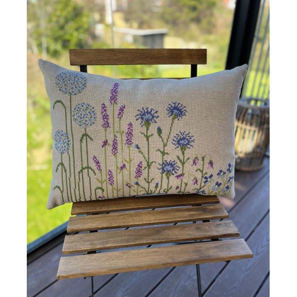 Blue flowers Pillow