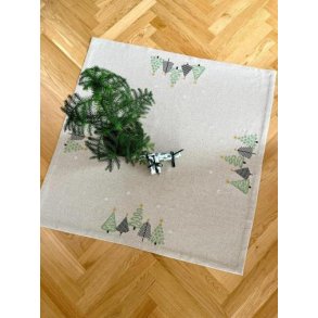 Lille Juletr�st�ppe med juletr�er