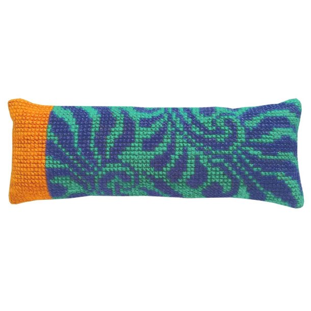 Henna, aflang n�lepude bl�gr�n/gul