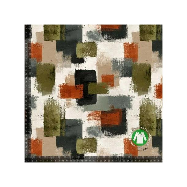 �kotex bomulds jersey, Abstrakte firkanter