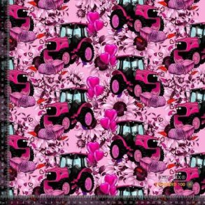 �kotex bomulds jersey, Traktor