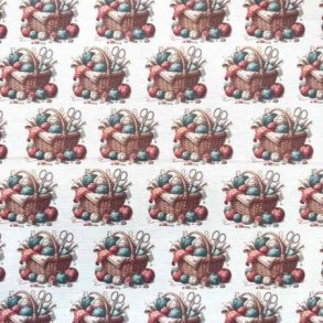 �kotex canvas, Kurv m/garnn�gler