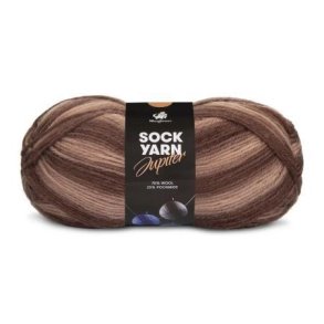 Jupiter Sock yarn, Brun