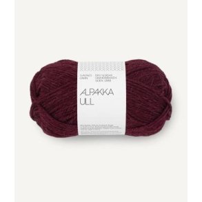 Alpakka ull, Dyb burgunder
