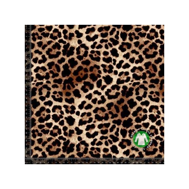 �kotex bomulds jersey, Leopard print