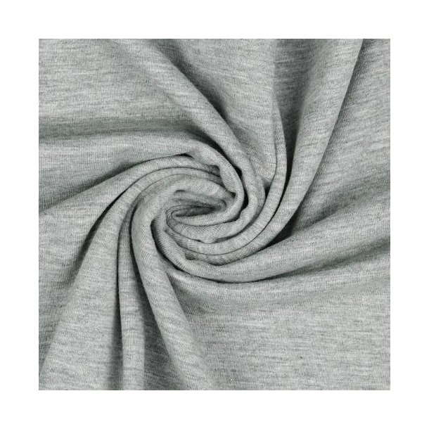 �kotex bomulds jersey, Grey melange