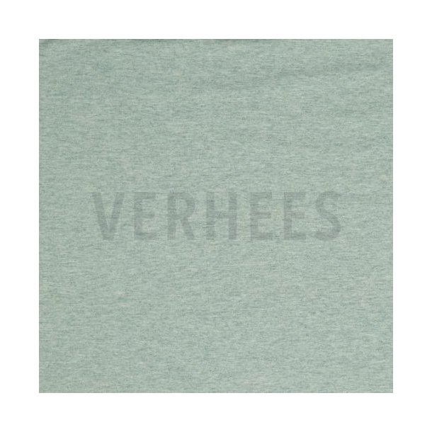 French terry , Green melange