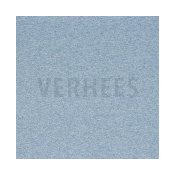 French terry melange, Blue
