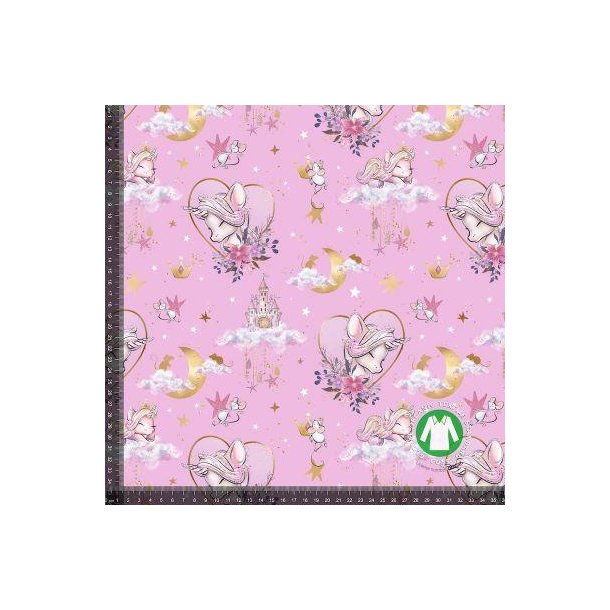 �kotex bomulds jersey m/Unicorn