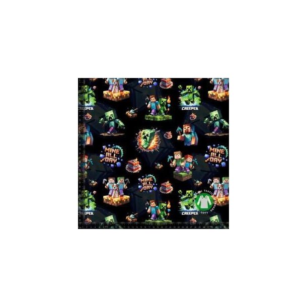 �kotex bomulds jersey, Gamer pixel, sort