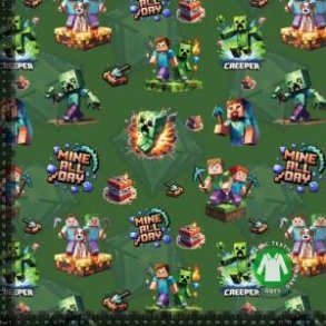 �kotex bomulds jersey, Gamer pixel, gr�n