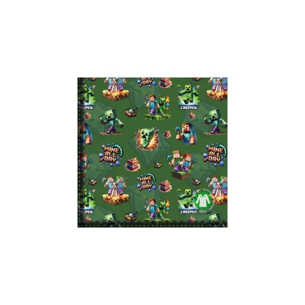 �kotex bomulds jersey, Gamer pixel, gr�n