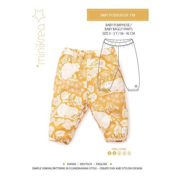 Baby posebukser str. 0-2 �r (56-92)