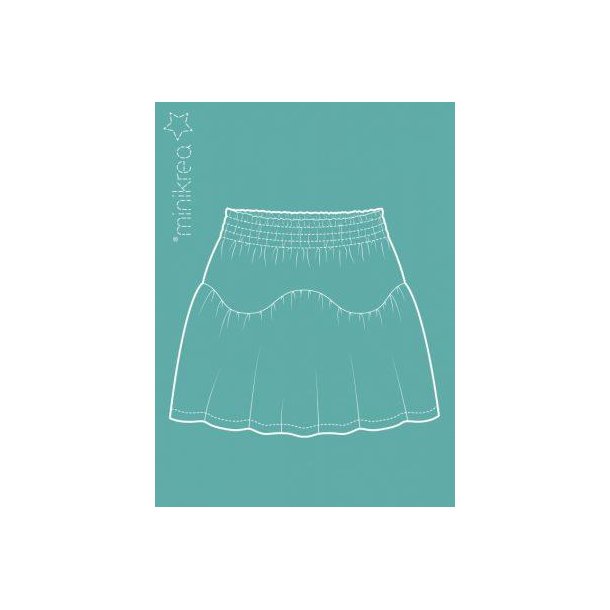 Nederdel m/fl�se str. 1-8 �r