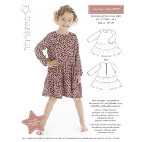 Kjole med fl�ser 2 - 14 �r