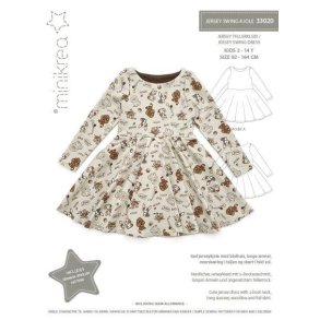 Jersey Swingkjole 2-14 �r