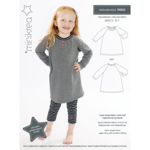 Raglan kjole 0 - 10 �r