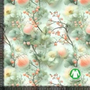 �kotex bomulds jersey, For�rs blomster