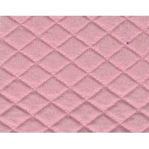 Quiltet Jersey Gammel rosa