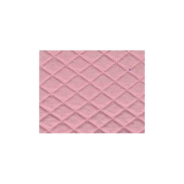 Quiltet Jersey Gammel rosa