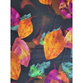 Viscose jersey m/blomster