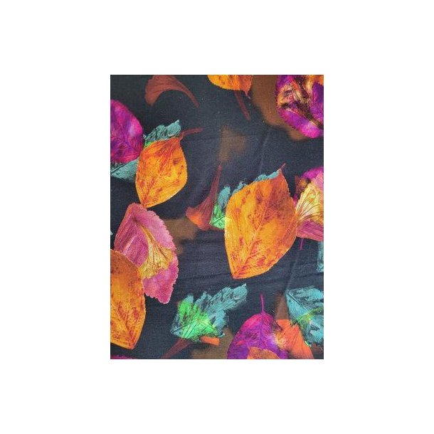 Viscose jersey m/blomster