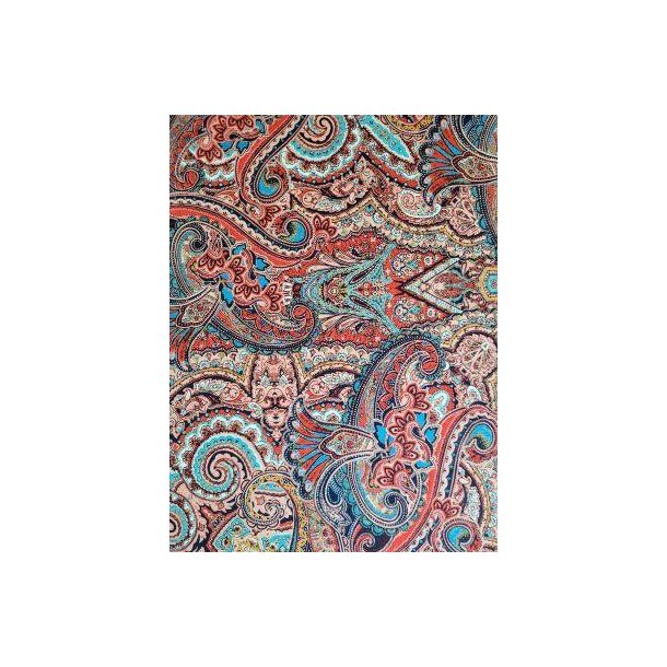 Viscose jersey m/blomster