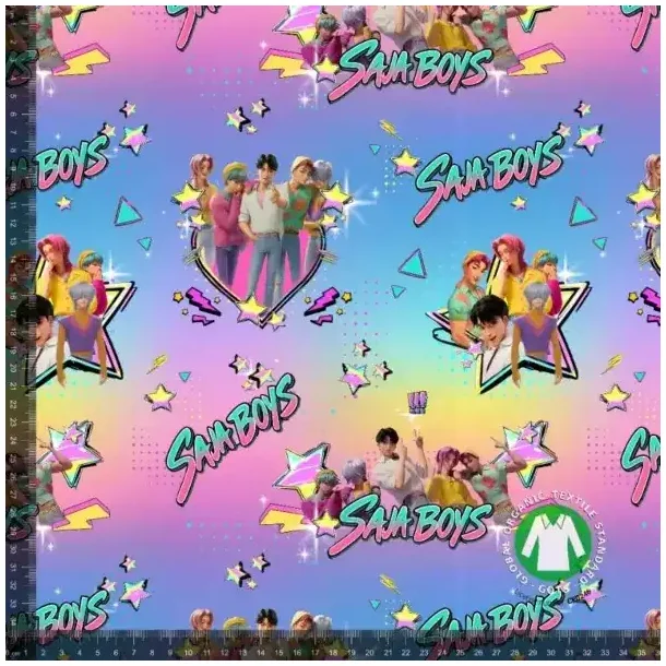 �kotex bomulds jersey, K-pop drenge, Pastel