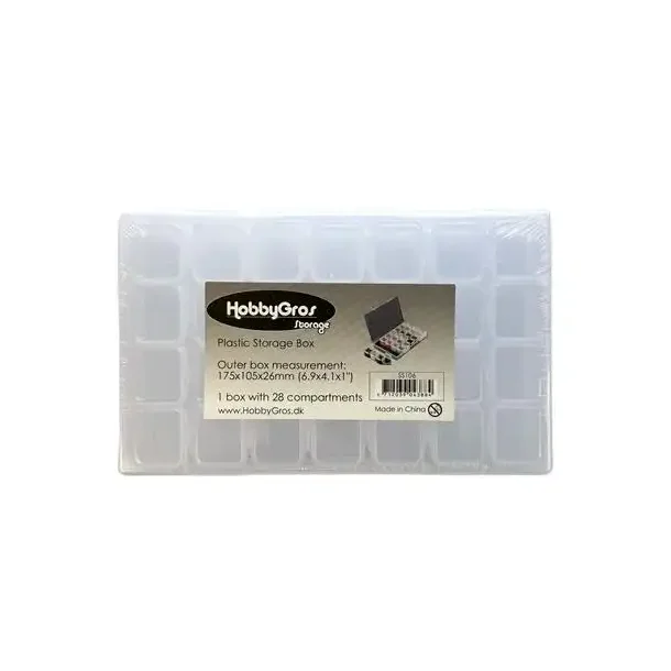 Plastic opbevarings box m/ sm� boxe
