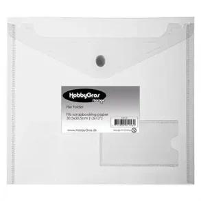Plastic file folder 12 x 12