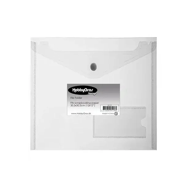 Plastic file folder 12 x 12