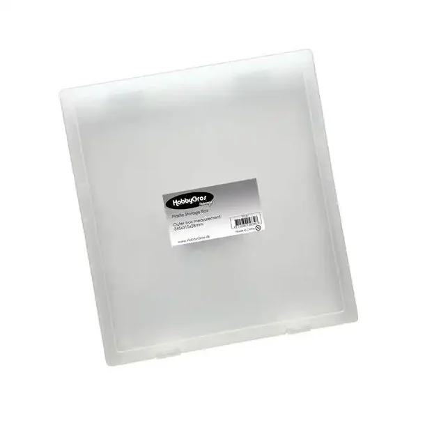 Plastic opbevaring til scrapbooking paper