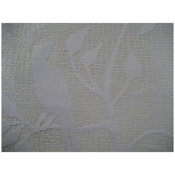 Hvid cafegardin m/fugle