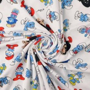 �kotex bomulds jersey Sm�lfer, Hvid