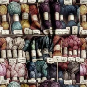 Canvas/halv panama, Garn