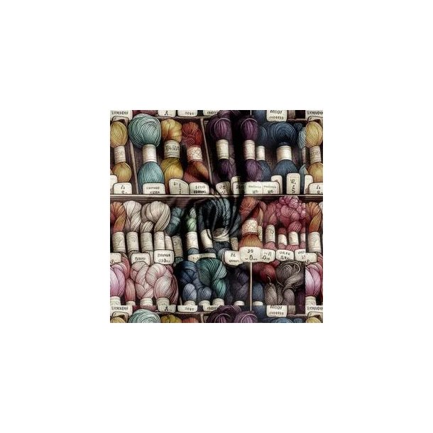 Canvas/halv panama, Garn