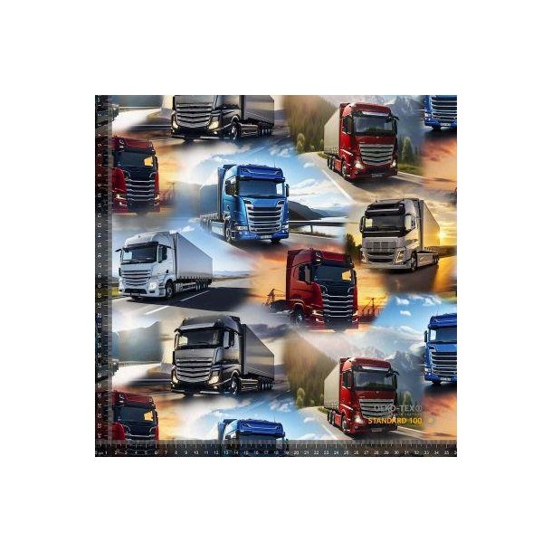 �kotex bomulds jersey m/Lastbiler