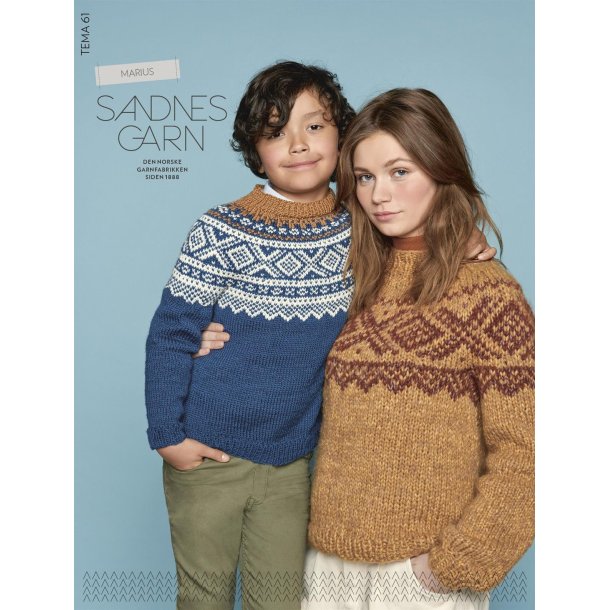 Tema h�fte nr 61 Marius fra Sandnes garn