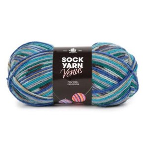 Venus Sock yarn, Bl� mix