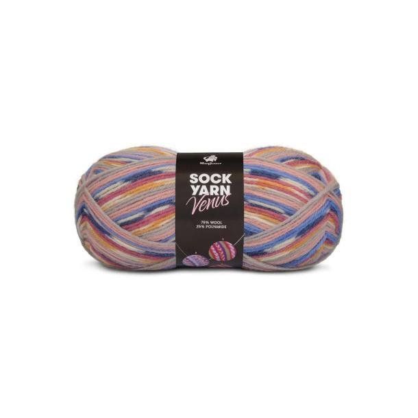 Venus Sock yarn, Pudder mix