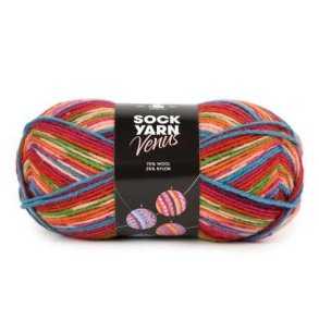 Venus Sock yarn, Multi mix