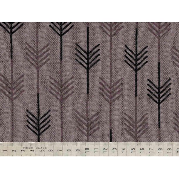 Wool Jacquard Arrow Rose