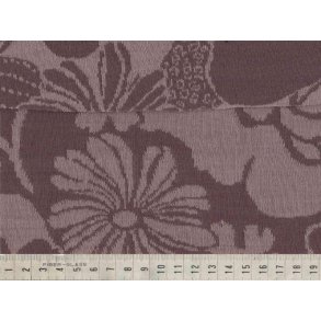 Wool Jacquard Big Flowers Rose
