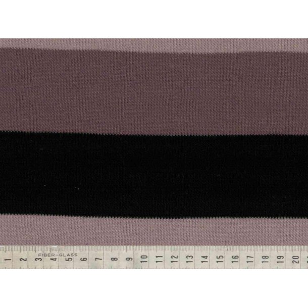 Wool Jacquard Strips, Rose